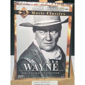 John Wayne: The Ultimate Collection 25 Movie Classics Legends  4-Disc DVD  2009